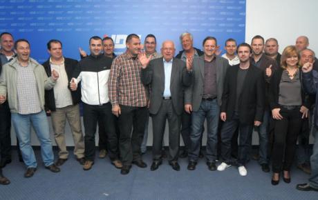 U zadarskom HDZ-u nisu skrivali zadovoljstvo (photo: Vedran Sitnica, Zadarski list)