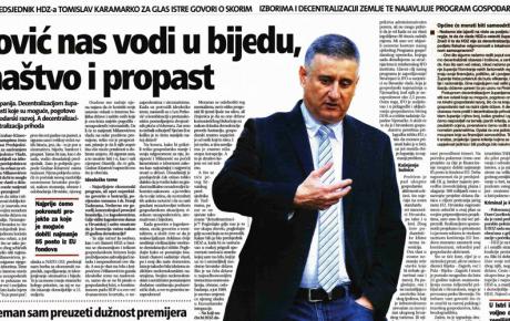 Iz današnjeg Glasa Istre