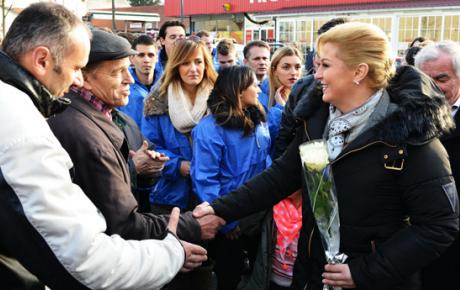 Donja Stubica je s oduševljenjem dočekala buduću predsjednicu RH … 