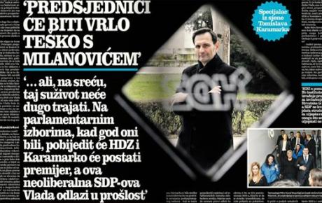 Iz jučerašnjeg Jutarnjeg lista