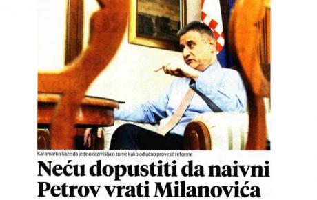 Iz današnjeg Večernjeg lista