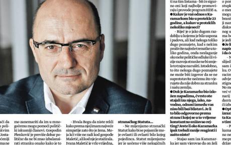 Iz današnjeg Jutarnjeg lista