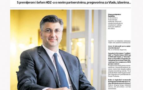 Iz današnjeg Večernjeg lista