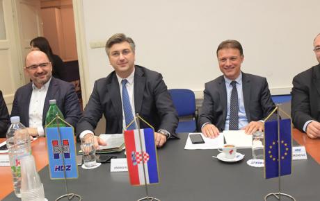 Sa zajedničke sjednice Predsjedništva i Nacionalnoga vijeća HDZ-a (Foto: Ivica Bitunjac)