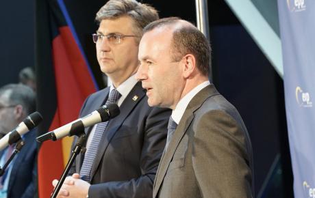 Predsjednik Plenković & Manfred Weber, naš kandidat za novog predsjednika Europske komisije