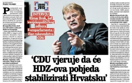 Iz današnjeg Jutarnjeg lista