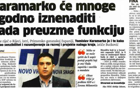 Iz današnjeg Novog lista
