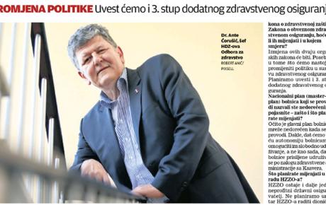 Iz današnjeg Večernjeg lista