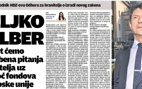 Želimo u budućnosti izbjeći da bilo koja vlada dovodi u pitanje Domovinski rat, dignitet branitelja i njihova prava! 