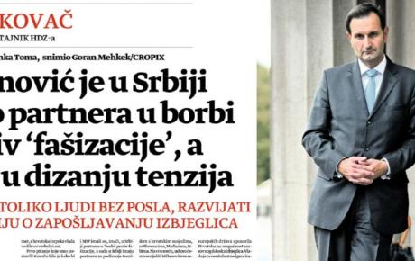 Iz današnjeg Jutarnjeg lista