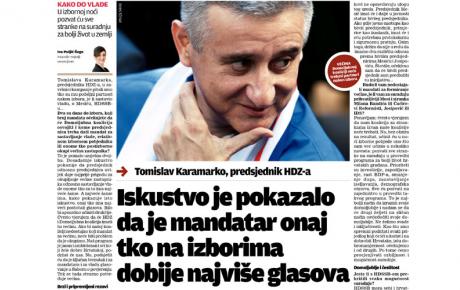 Iz današnjeg Večernjeg lista