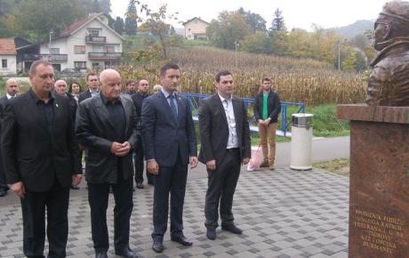 Đurmanec - ispred biste prvog poginulog branitelja iz Hrvatskog zagorja